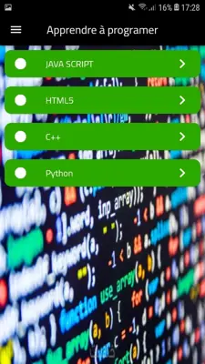 How to program FR android App screenshot 0